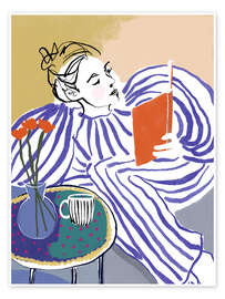 Wall art print The Quiet Moment - CatsAndDotz