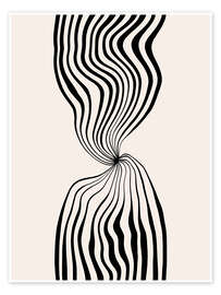 Wall art print Vortex - CatsAndDotz