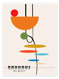 Wall art print Bauhaus Dry Martini - CatsAndDotz