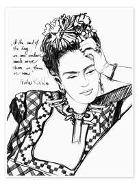 Wall art print Resilience - CatsAndDotz