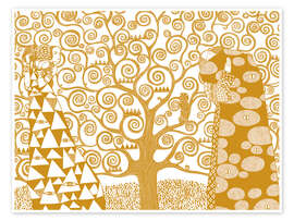 Wall art print Tree of life - CatsAndDotz