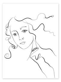 Wall art print Venus - CatsAndDotz