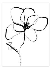 Wall art print Delicate Unfolding II - CatsAndDotz