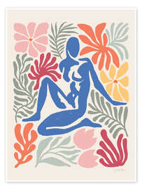 Wall art print Abstract Garden I - Janelle Penner