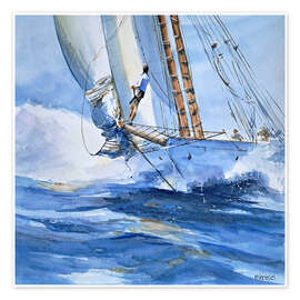 Wall art print Sailing just for fun - Matthias Kriesel