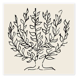 Wall art print The Plain Tree, 1951 - Henri Matisse - Henri Matisse