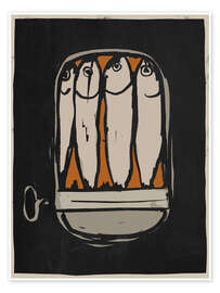 Wall art print Sardines - ThingDesign