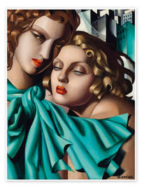 Wall art print Les Jeune Filles, 1930 - Tamara de Lempicka