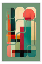 Wall art print Bauhaus Inspiration - Dani Jay Designs