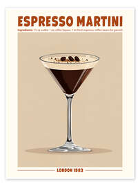 Poster Espresso Martini, London 1983 - TAlex