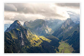 Wall art print Swiss mountains - Lucas Tiefenthaler