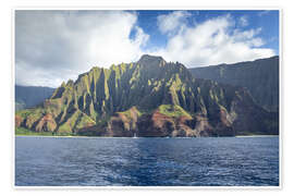 Wall art print Kauai NaPali Coast - Lucas Tiefenthaler