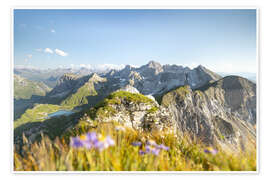 Wall art print View from the Omeshorn - Lucas Tiefenthaler