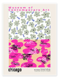 Wall art print Exhibition poster for Visionary surface design - Annick
