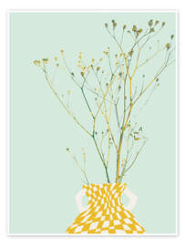 Wall art print Delicate branch of a wild herb - Annick