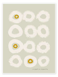 Wall art print Strength in rest - Annick