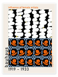 Wall art print Bauhaus, Influence of Female Artists - Annick