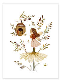 Wall art print Whimsical Fairy - Urchin Bay