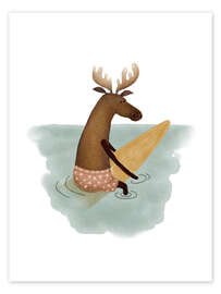 Wall art print Monty Surf - Urchin Bay