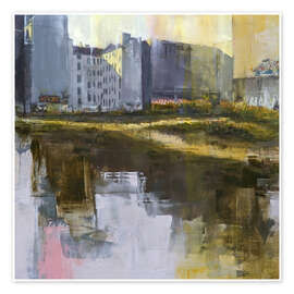Wall art print Berlin brownfields and vacant lots - Eduard Warkentin