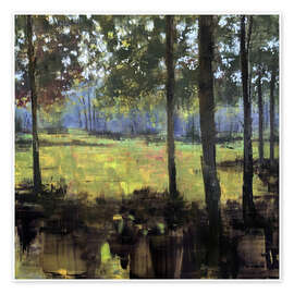 Wall art print Light and shadow study in Sanssouci Park, Potsdam - Eduard Warkentin