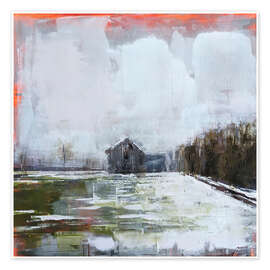 Wall art print Abstract Landscape in Winter - Eduard Warkentin