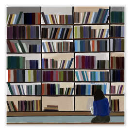 Wall art print Contemplating - Osheens Gallery