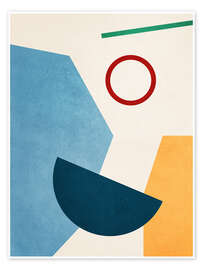 Wall art print Colour Geometry no. 2 - Adriano Oliveira