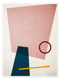 Wall art print Colour Geometry no. 1 - Adriano Oliveira