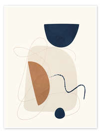 Wall art print Spiral Geometry III - Branka Kodžoman