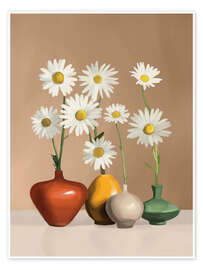 Wall art print Daisy Harmony - Branka Kodžoman