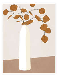 Wall art print Pastel plant - Branka Kodžoman