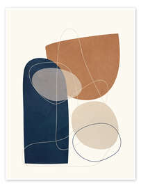 Poster Spiraling Geometry II - Branka Kodžoman