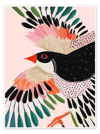 Wall art print Colourful Wings - Artsy Sesta