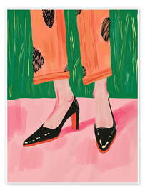 Wall art print Chic Stroll - Artsy Sesta