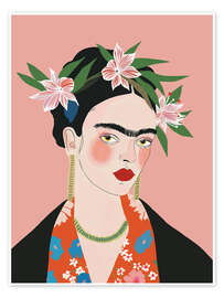 Wall art print Frida - Artsy Sesta