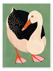 Wall art print Duck - Artsy Sesta
