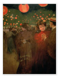 Wall art print The Open-Air Party, 1902 - Ramon Casas i Carbó