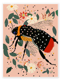 Wall art print Floral Buzz - Artsy Sesta