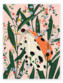 Wall art print Hidden Butterfly - Artsy Sesta