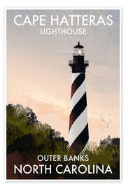 Wall art print Cape Hatteras Lighthouse, North Carolina, USA - Roger O’Reilly
