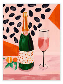 Wall art print Champagne - Artsy Sesta