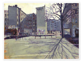 Wall art print Study of the winter sun in Berlin - Eduard Warkentin
