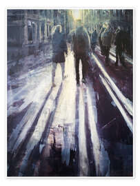 Wall art print Sunset on an autumn day in Berlin - Eduard Warkentin