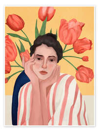 Wall art print She is the Spring - Branka Kodžoman