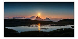 Wall art print Moonrise in the mountains at Portlerhorn, Austria - Lucas Tiefenthaler