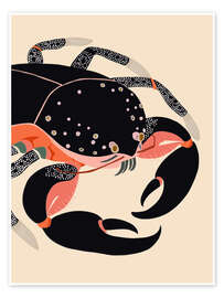 Wall art print Mystic Crab - Artsy Sesta