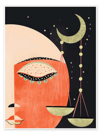 Wall art print Lunar Balance - Artsy Sesta