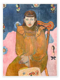 Wall art print Portrait of a Young Lady, Vaite Goupil, 1896 - Paul Gauguin