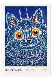 Wall art print A Cat in Gothic Style, 1939 - Louis Wain